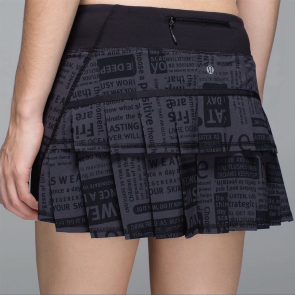 RARE lululemon Pace Setter Skirt manifesto 10